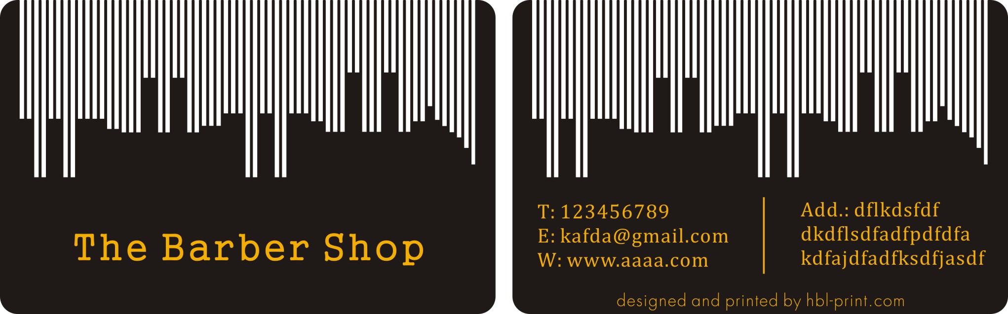Black Matte Card Template (2)
