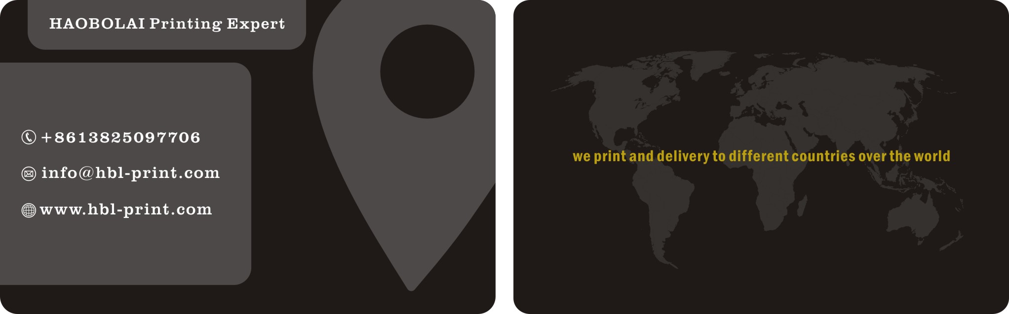 Black Matte Card Template (8)