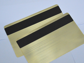 Magnetic strip and gold brushed