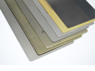 Brushed Metal Card