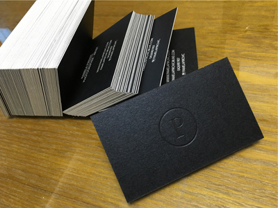 Letterpress Paper Card