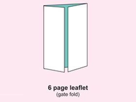 6P leaftlet (gate fold)