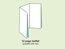 12P leaflet ( parallel with roll )