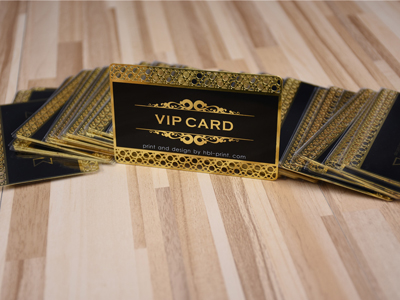 Gold Metal Card