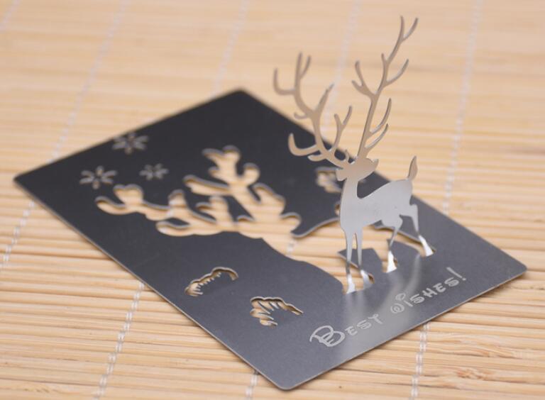 customized stainless steel metal card