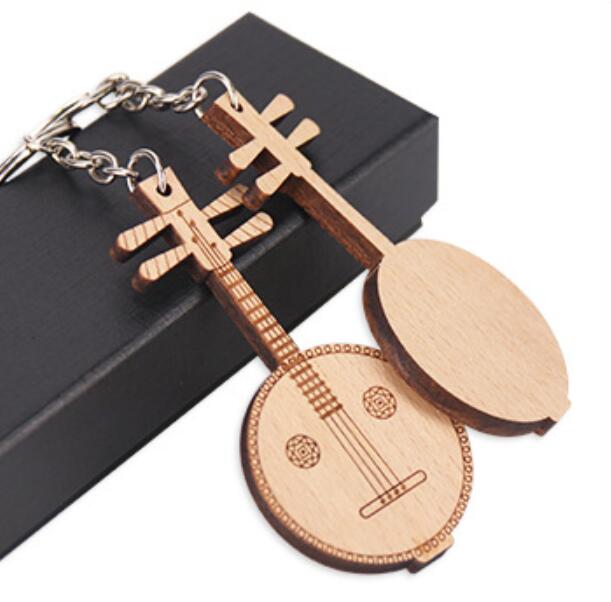 Wood keyring