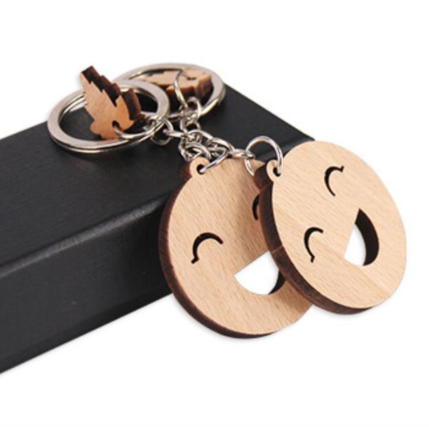 Wood keyring