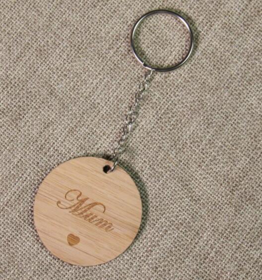 Bamboo keyring