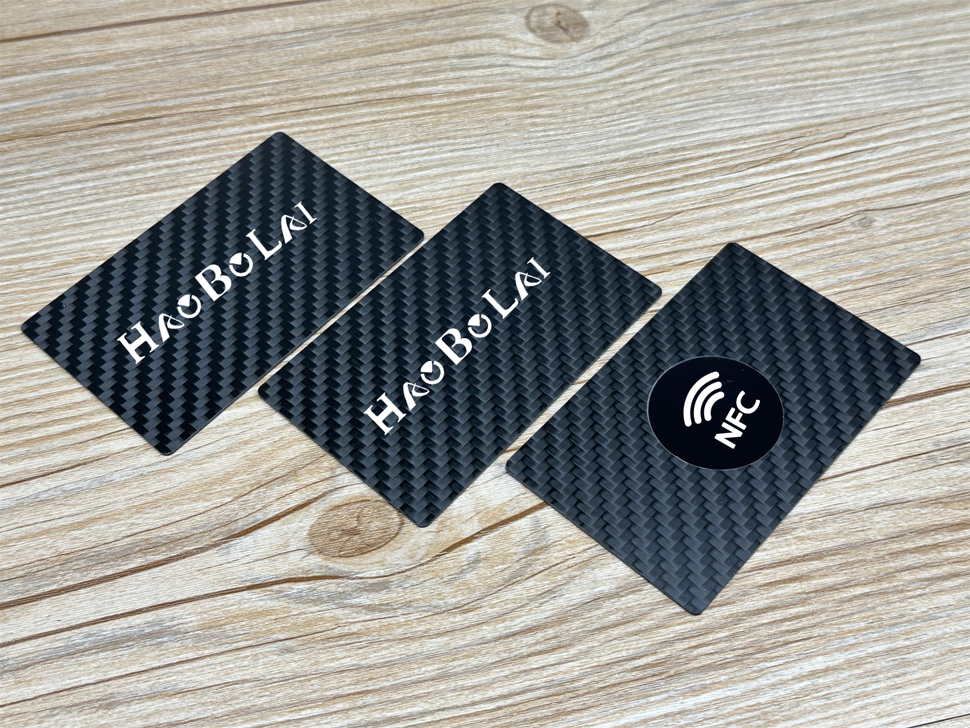 Black Carbon Fiber NFC Card