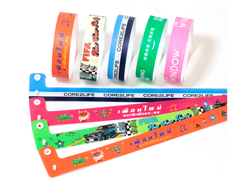 Vinyl/PVC/Synthetic paper Wristband