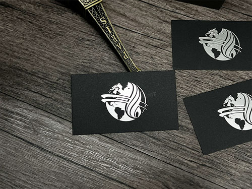 Premium Black Paper Card