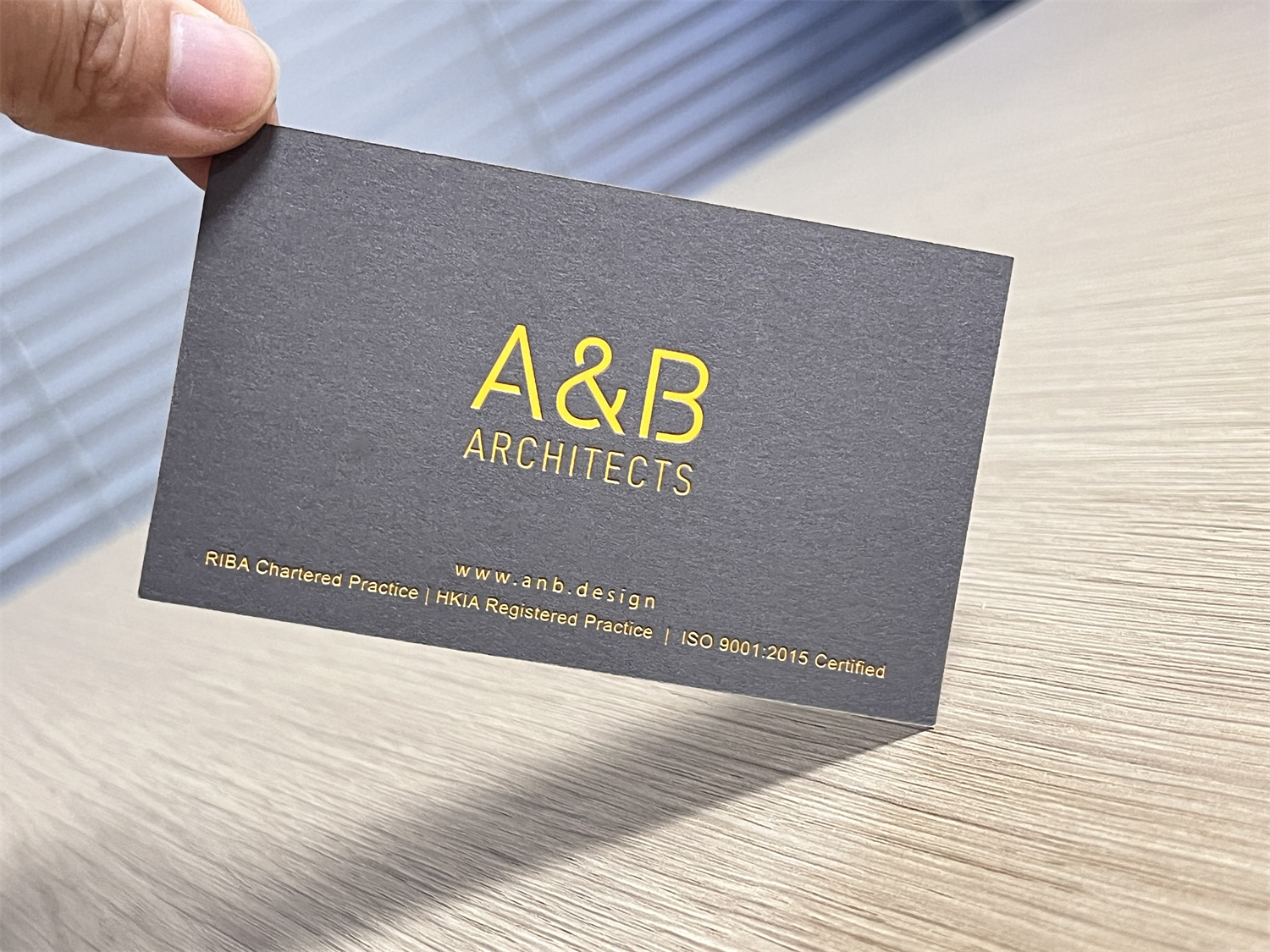 Thick Paper Business Card