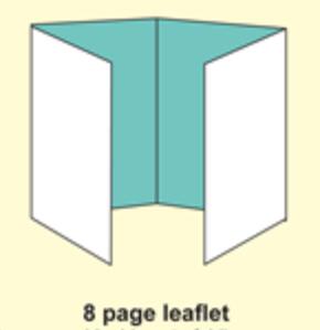 8pages double gate fold