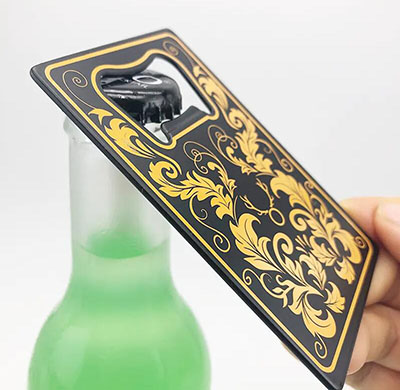 Bottle Opener Metal Card