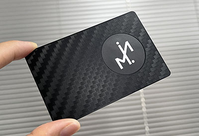 NFC carbon fiber metal card