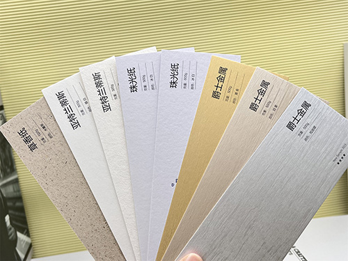 Various paper card stock